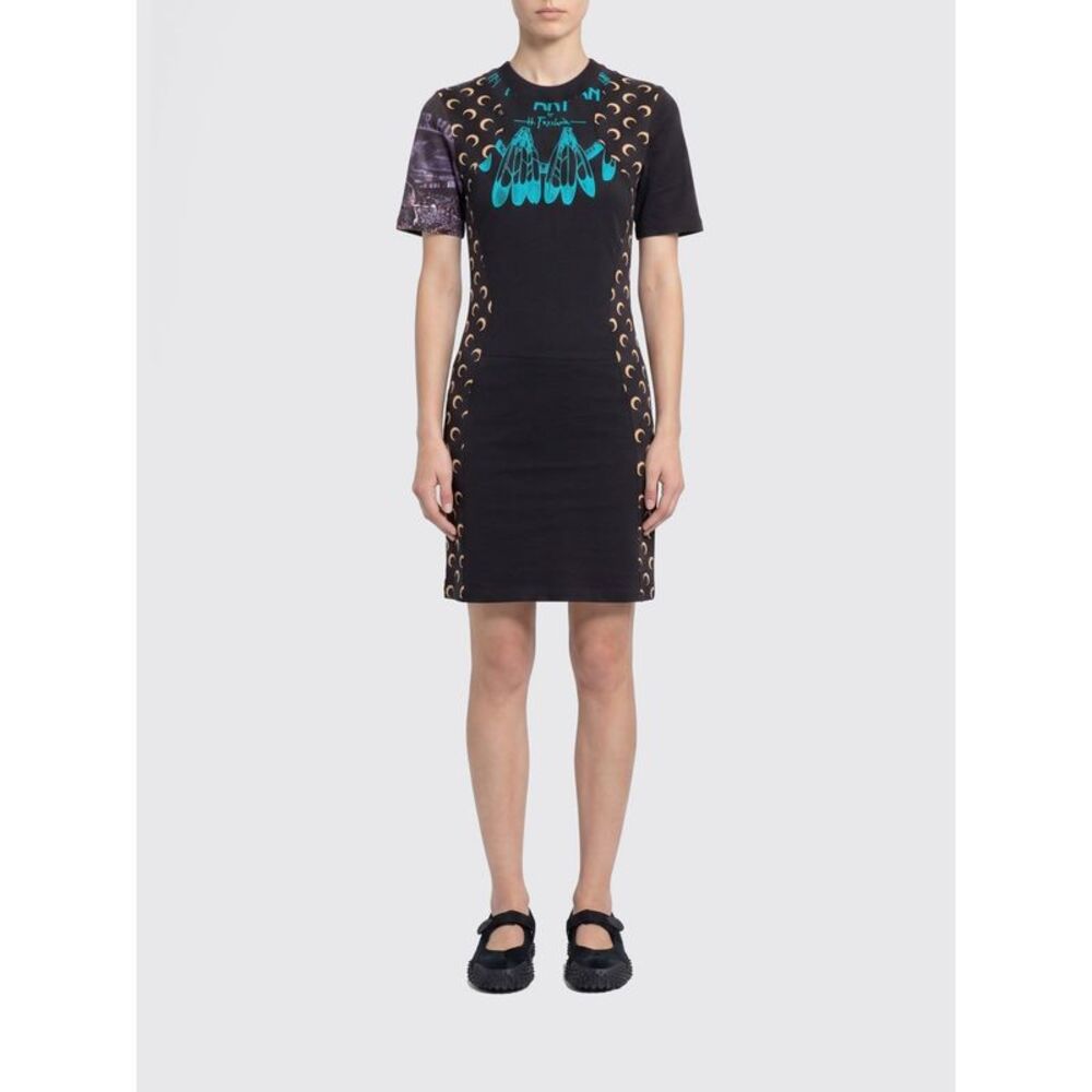 Marine Serre Dress Woman Black